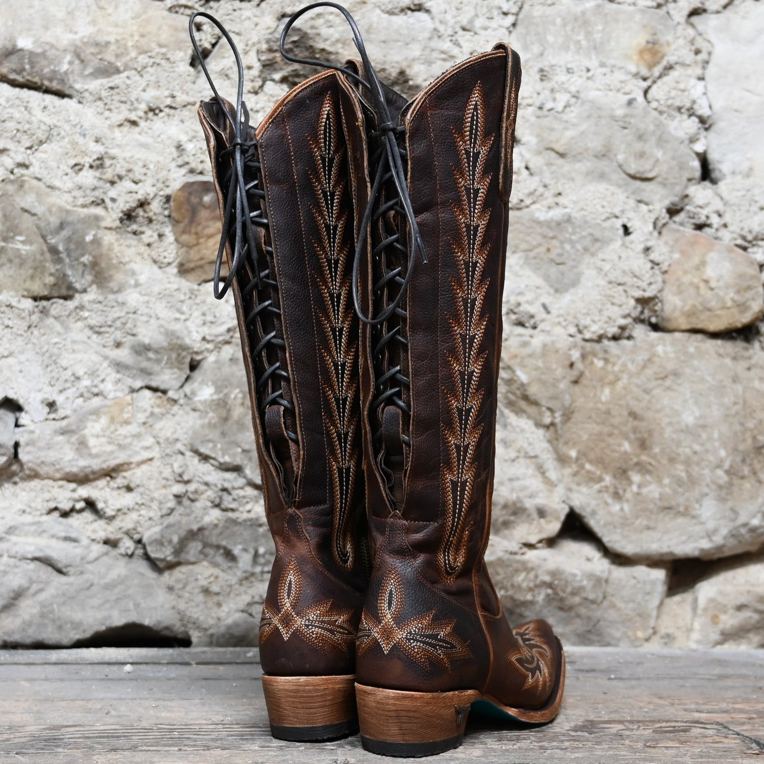 View of back of boot