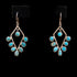 Peyote Bird Rio Vista Earrings - Turquoise Diamond Frame Jewelry