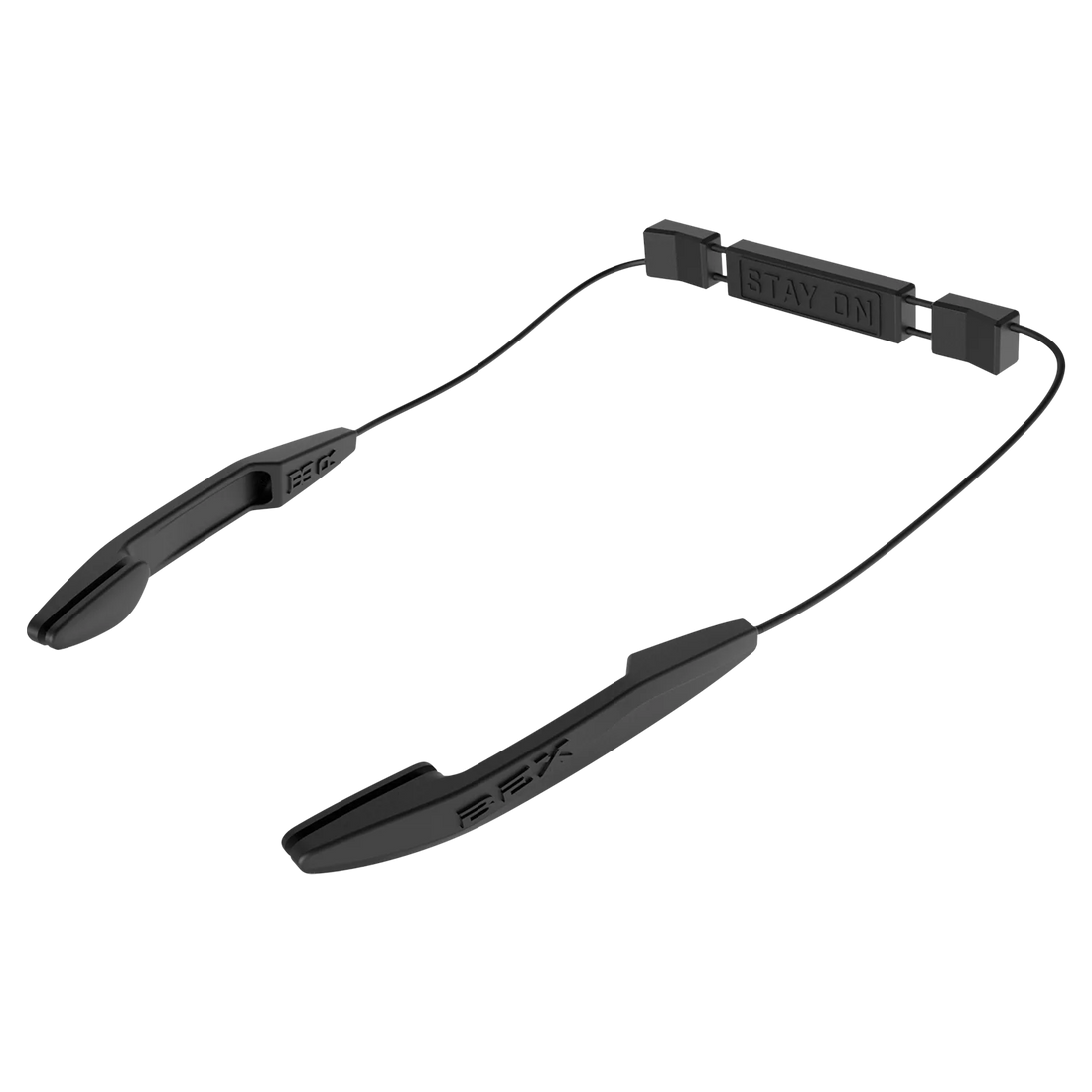 BEX OTG Leash black sunglass retainer with adjustable rubber and coated wire