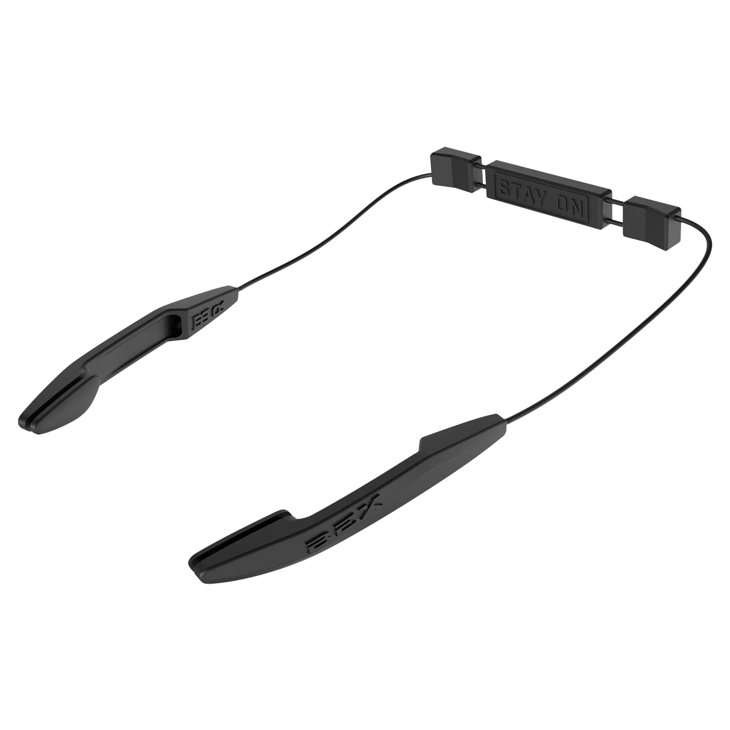 BEX OTG Leash black sunglass retainer with adjustable rubber and coated wire