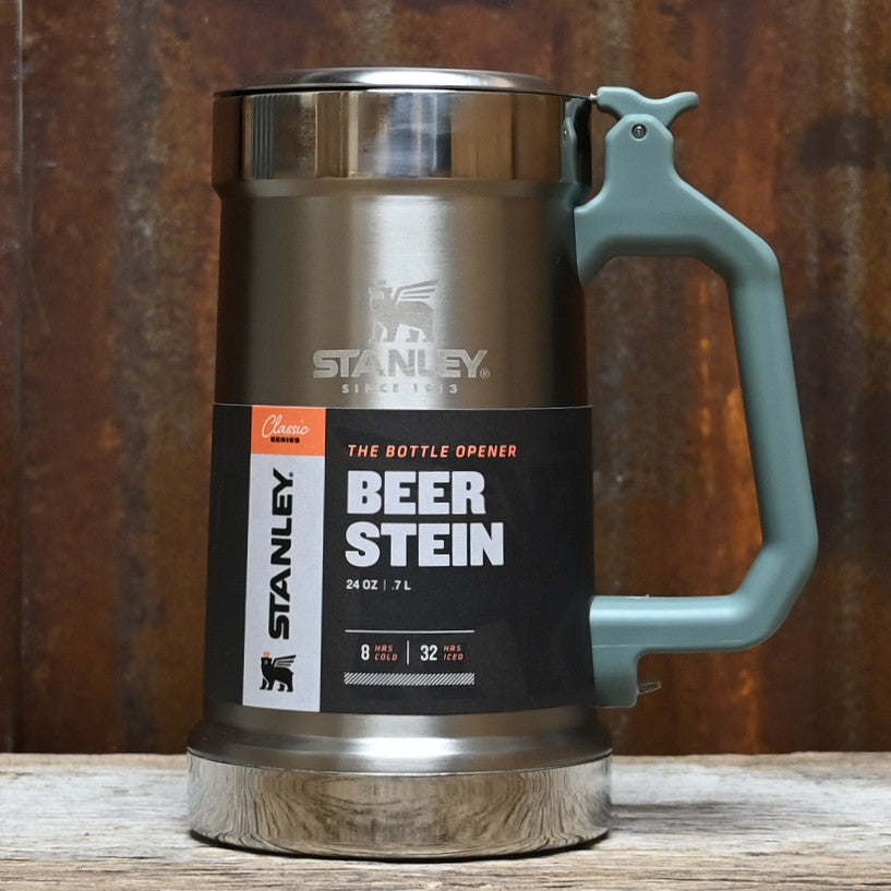 Stanley 24oz Classic Stein in Stainless Steel Shale with vacuum insulation.