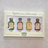Royall Heritage Collection 10 mL set featuring Lyme, Muske, Spyce, and BayRhum mini splash bottles in gift box