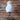 Morris Kaye white knitted rabbit fur hat with pom detail