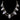 Sunwest Silver White Buffalo Seven-Stone Squash Blossom Style Necklace