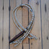 Traditional Rawhide 110" 12 Plait Romel Reins - Natural with Accents