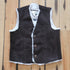 SouthBay Kids Fleece Lined Leather Vest - Dark Brown