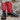 Hyer JETMORE 13" – Red Top with Black Full Quill Ostrich Vamp