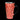 Godinger Red Bandana Ceramic Travel Mug with Lid
