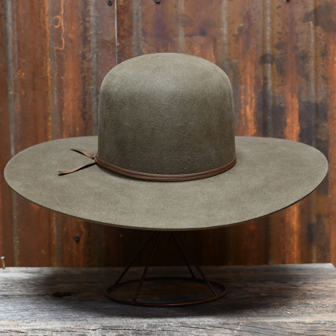 View of front of hat