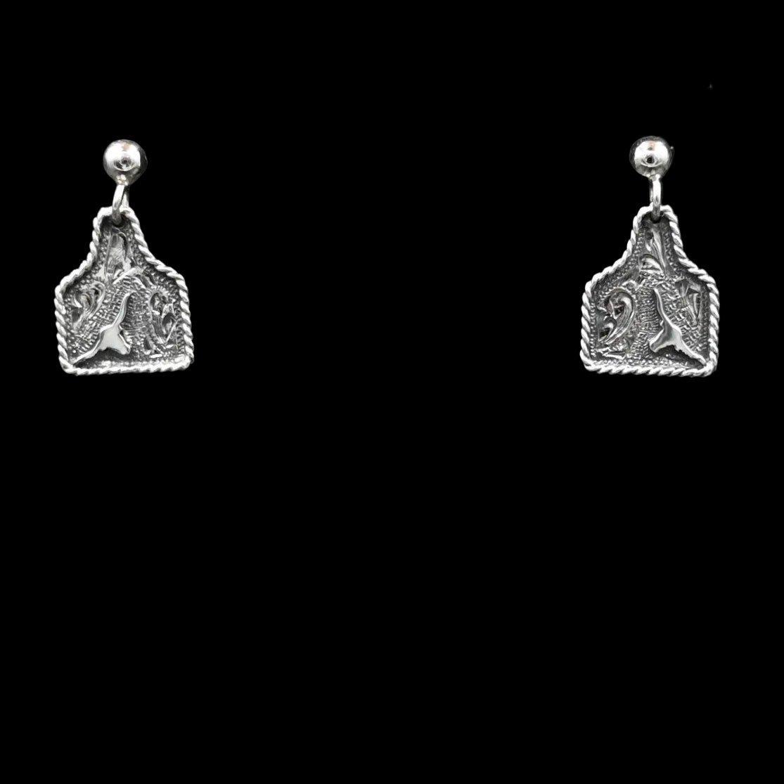 Vogt Silversmiths The Silverhorn Eartag Earrings