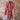 Ladies Colt 44 Tunic in rouge serape pattern with pearl snaps, self-tie belt, collar, and double breast pockets