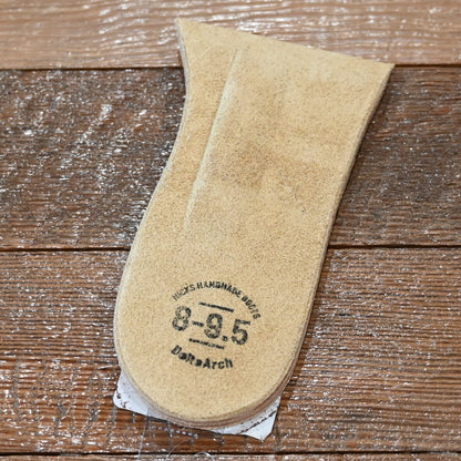 Nicks Boots DeltaArch half leather insoles with built-in arch support