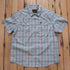 Howler Bros H-Bar-B Snapshirt in Prairie Plaid: Seafoam.
