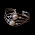 Rubio Enterprises Sterling Silver Multi Wire Ball Bead Cuff Bracelet