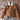 Schaefer ladies brown shearling jacket with Western yoke and cropped fit