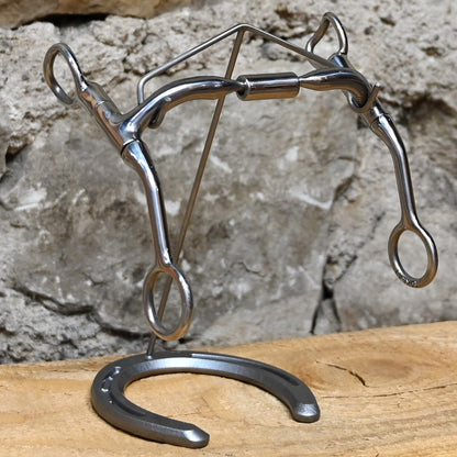 Myler HBT shank bit with wide barrel comfort snaffle mouthpiece MB 02, copper inlay