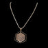 Vogt Silversmiths The Western Grace Pendant - Sterling Silver Hexagon Jewelry