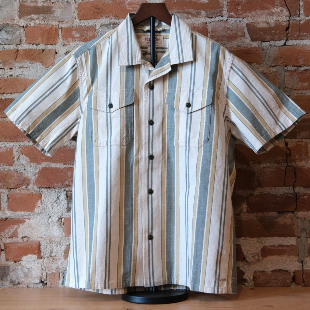Filson Chambray Camp Shirt - Natural/Khaki
