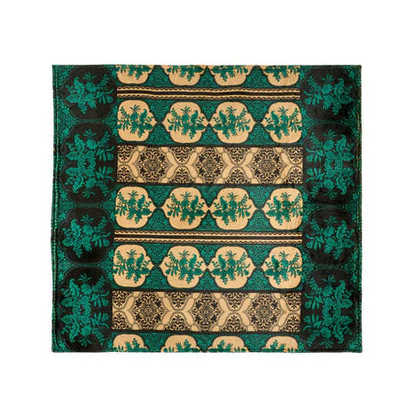 Johnny Was Laurel Canyon cozy blanket in Angelia pattern reversible with matching drawstring storage bag