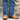 Hondo 16" Cowboy Boot – Navy Volcano Top with Honey Crazy Horse Vamp