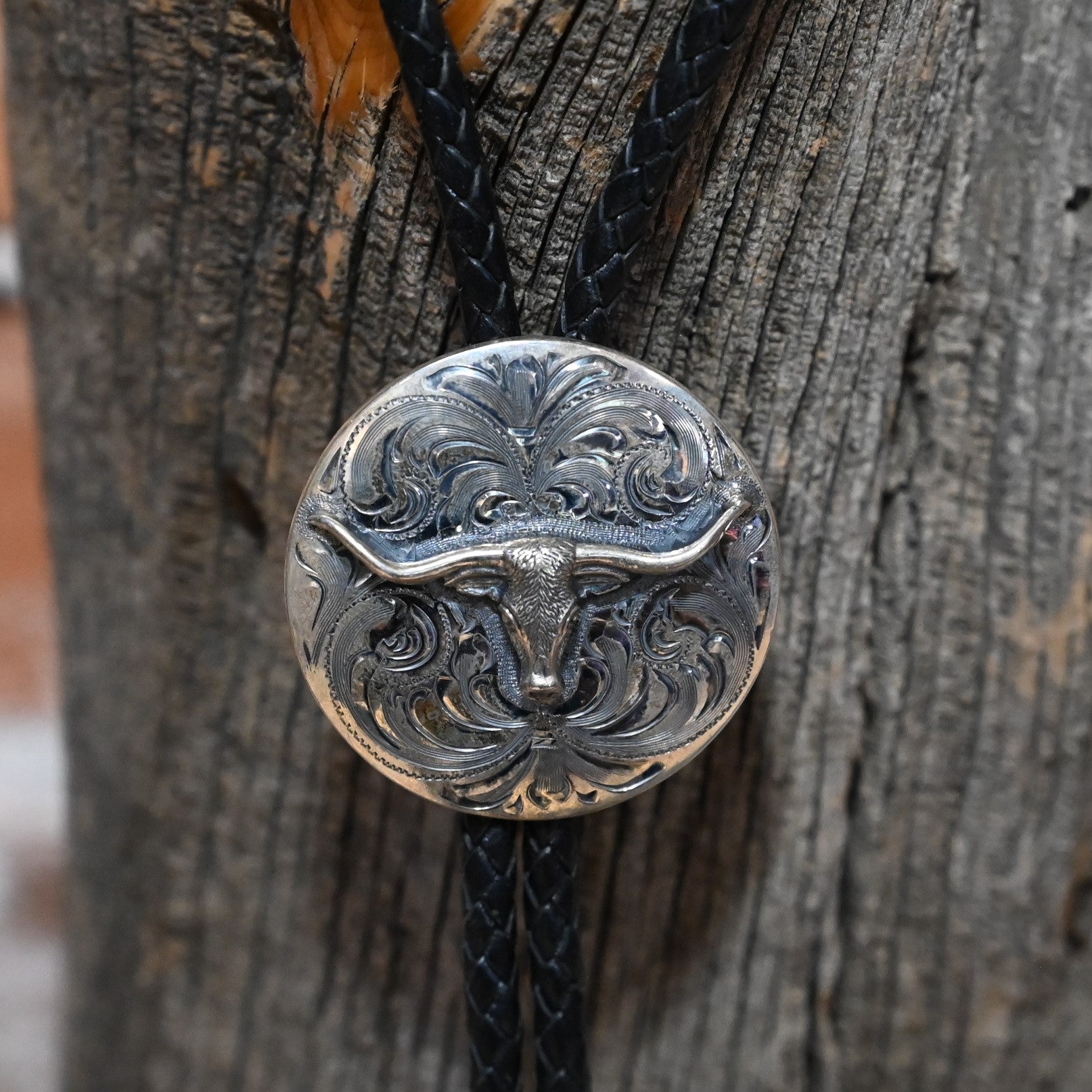 Vogt Silversmiths Longhorn Bolo Tie