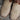 View of Hyer HOLTON 13" boots showcasing sand roughout leather vamp and orange vintage cowhide upper with broad square toe and Stockman block heel