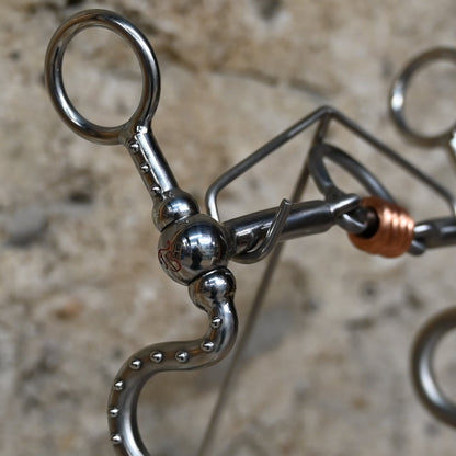 Tom Balding Medium S Ballhinge 4 Runner view of cheekpiece