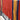 View of Pendleton Zion National Park Queen blanket in red with blue and gold jacquard bands