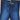 View of Kimes Ranch Jennifer Jeans in Dark Wash, featuring an ultra-high rise and super wide flare leg with hand-sanding and whisker details