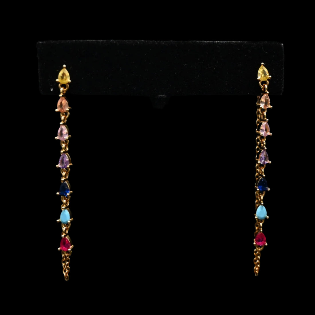 View of earrings