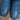 Hondo Double Nested Shank Sky Blue Premium Cowhide and Burgundy Top Cowboy Boots