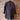 Frontier ladies rust blue green brocade frock coat with tailored bodice and mid-length skirt