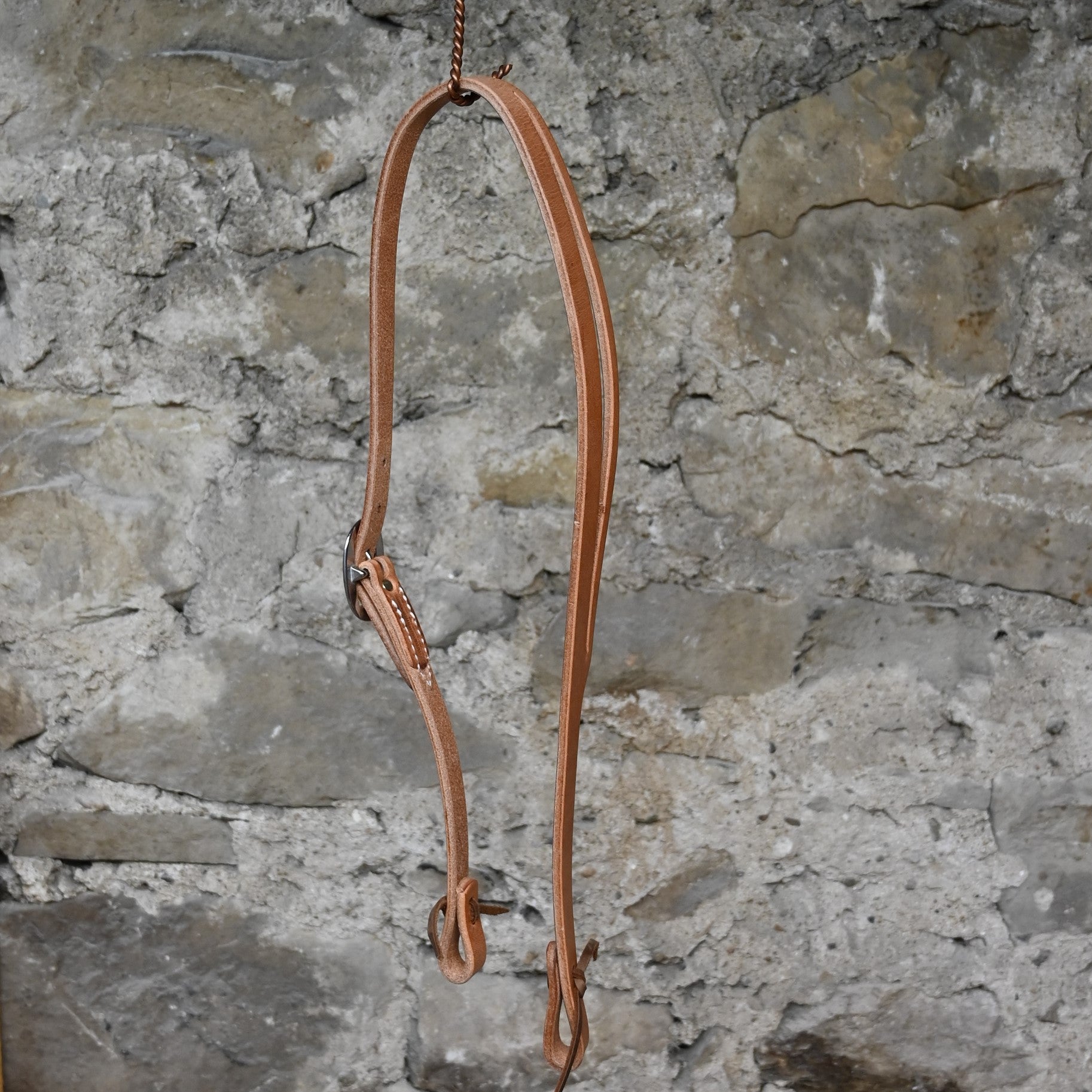 Berlin Custom Leather Split Ear Headstall with Buckle