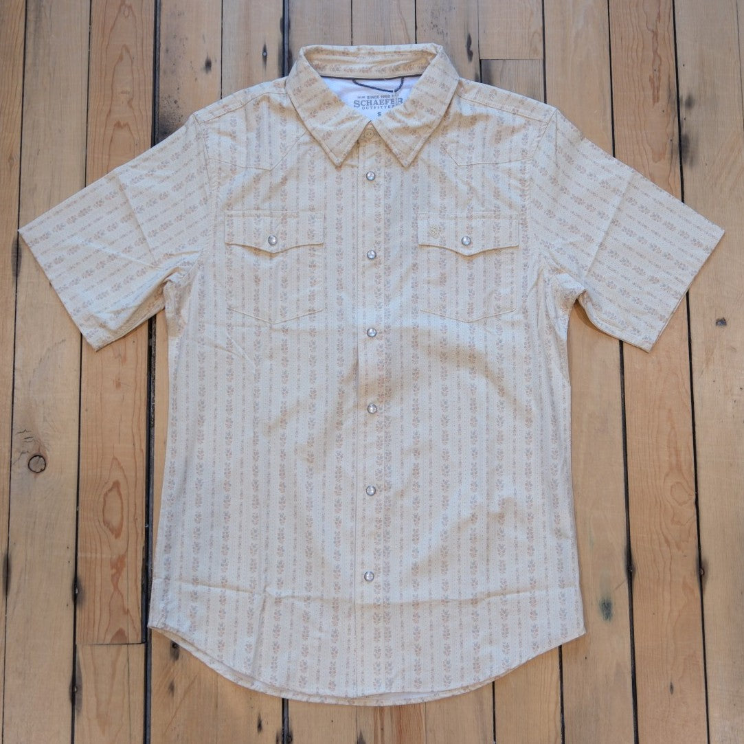 Schaefer Outfitter Short Sleeve Rambler Pearl Snap - Luckenbach