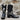 View of Stallion Ladies 11" midnight hair-on boot with gray wingtip, foxing, and multicolor inlays