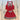 Girls red leather skirt & vest set by Southbay Leather, genuine leather two-piece youth Western outfit
