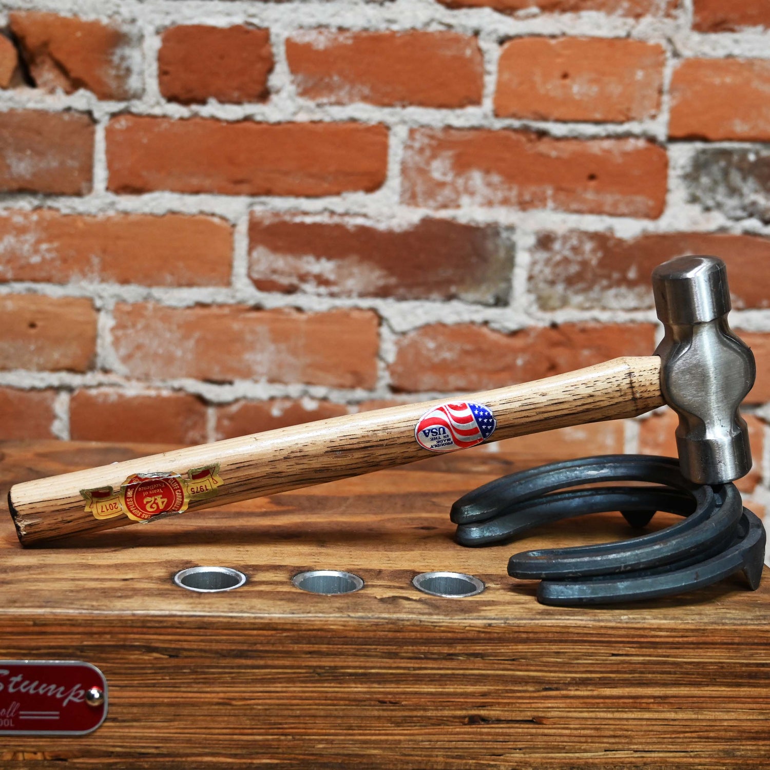 Cliff Carroll 1 1/2 Pound Balanced Hammer view of hammer