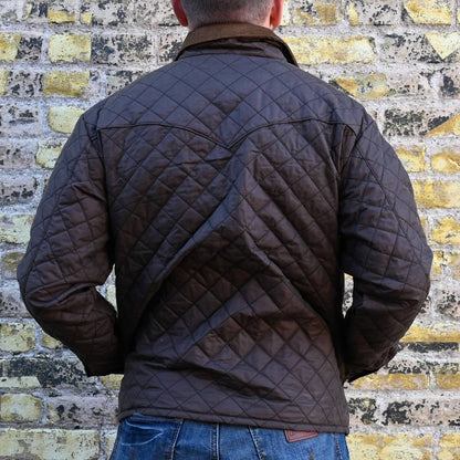 Schaefer Men’s RangeWax Blacktail Quilted Jacket – Oak
