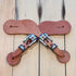 Ladies Contour Spur Strap with Brown Iron Buckle