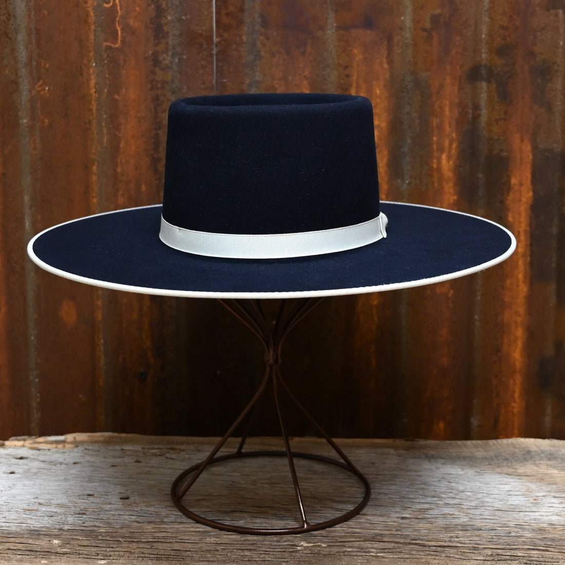 Serratelli 6X Nevada Flat in Navy Blue