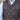 Men's Burgundy Brocade Vest view of detail