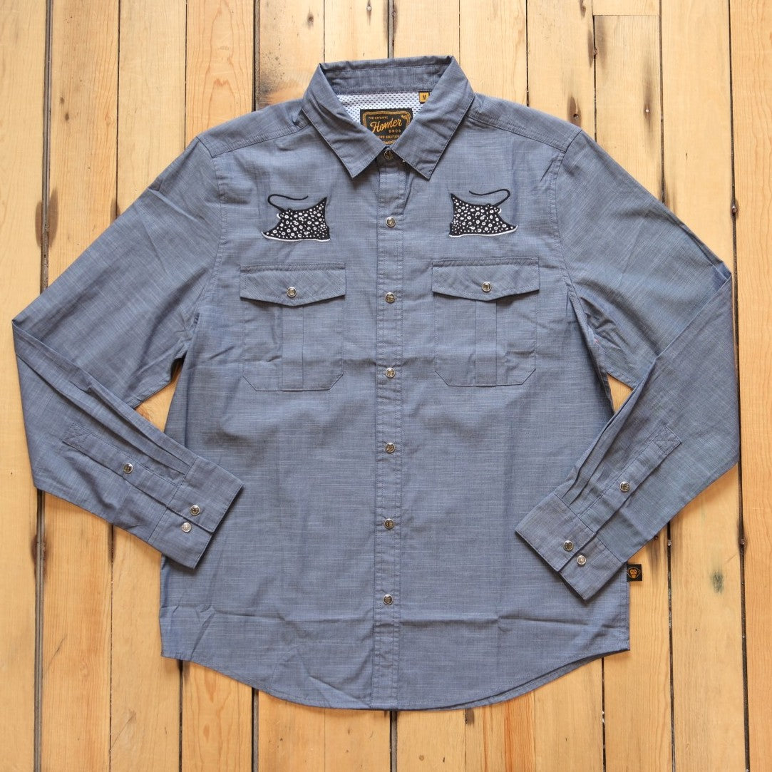 Howler Bros Gaucho Snapshirt - Patrolling Rays