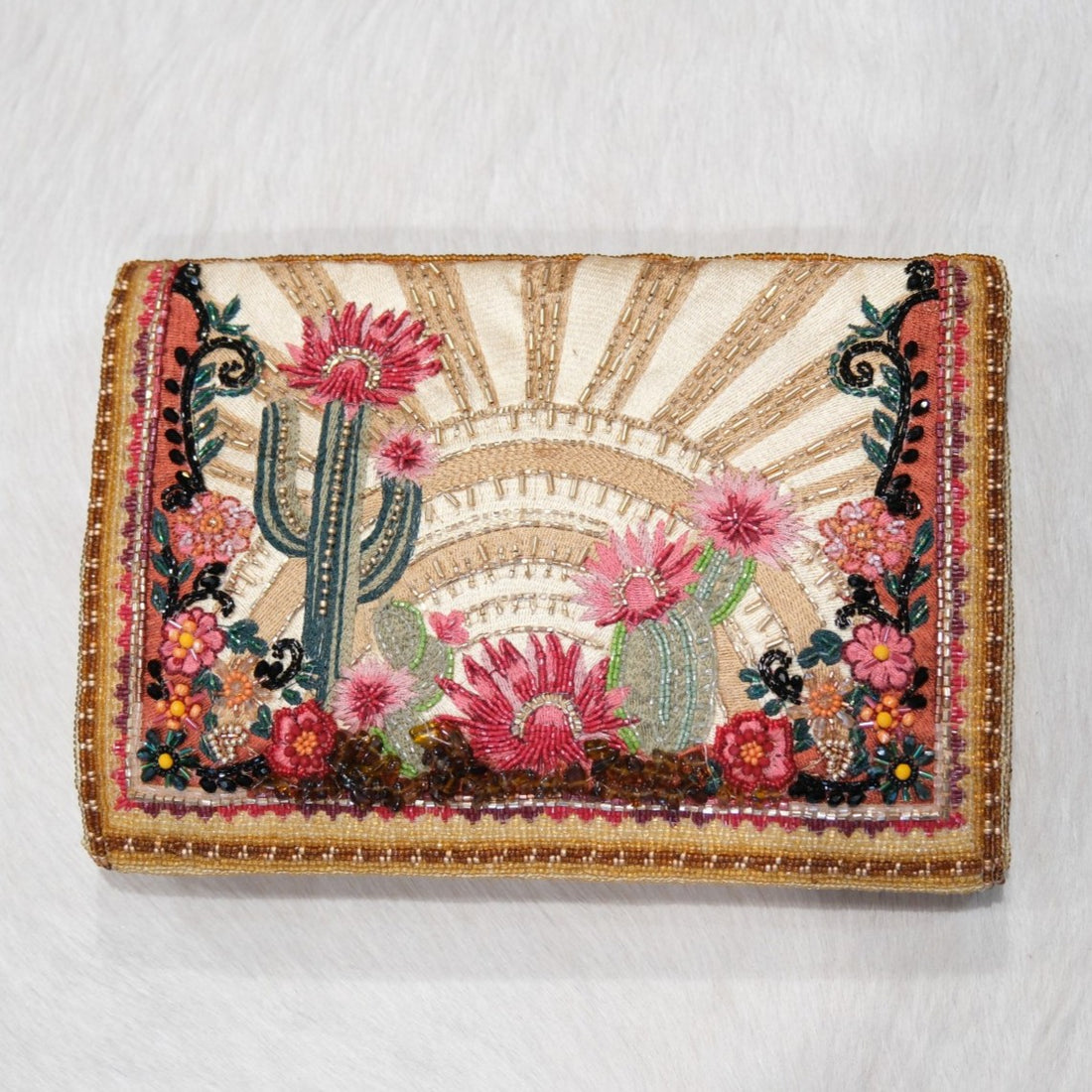 Mary Frances Desert Sunrise Crossbody Handbag