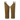 Filson dark tan single tin cloth chaps with adjustable snaps and reinforced stitching