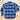 Filson Vintage Flannel Work Shirt in light blue and navy plaid with button-front closure and chest pockets