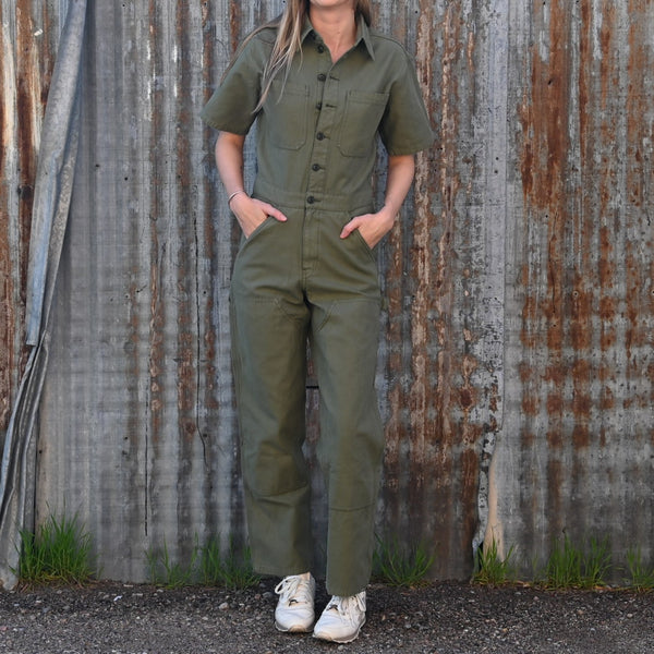 Filson Ladies Field Short Sleeve Coverall – Army Green – Atomic 79