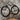 Tom Balding Divots & Dots Loose Ring Snaffle with sweet iron mouth and brown engraved rings.