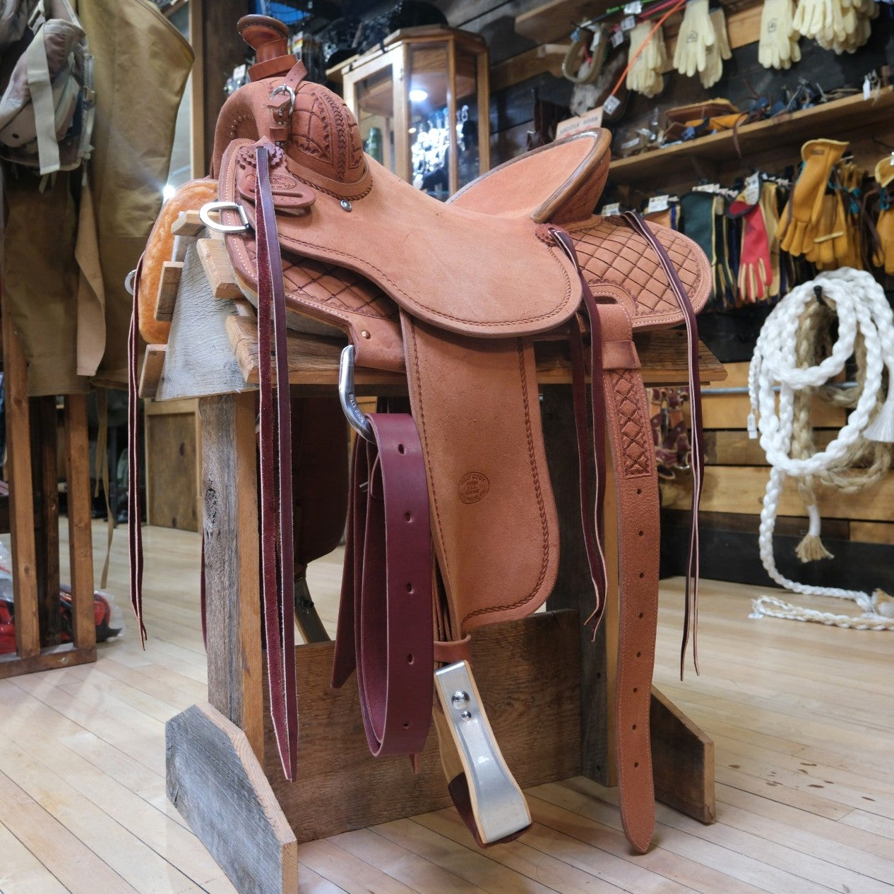 Billy Cook 15" All Around - Hot Oiled Rough Out - 1/2 Hatch