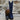 View of Macie Bean 15″ “Midnight In Paris” boot in marine blue suede with almond toe and cowgirl heel