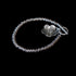 INK Sterling Silver Jump Ring Flower Toggle Bracelet